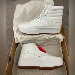 Vans Sk8-Hi Stacked canvas true white